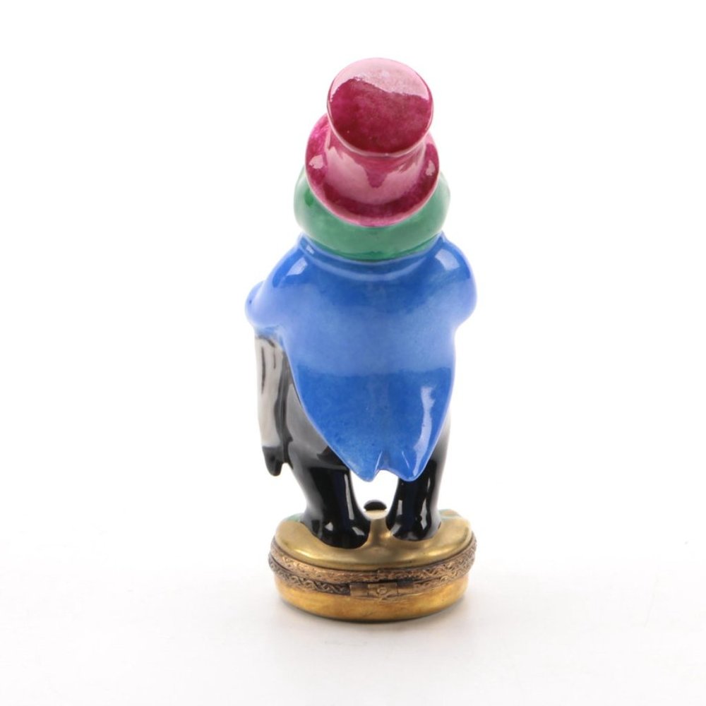 Frog in Top Hat Limoges Box - Picture 2 of 4